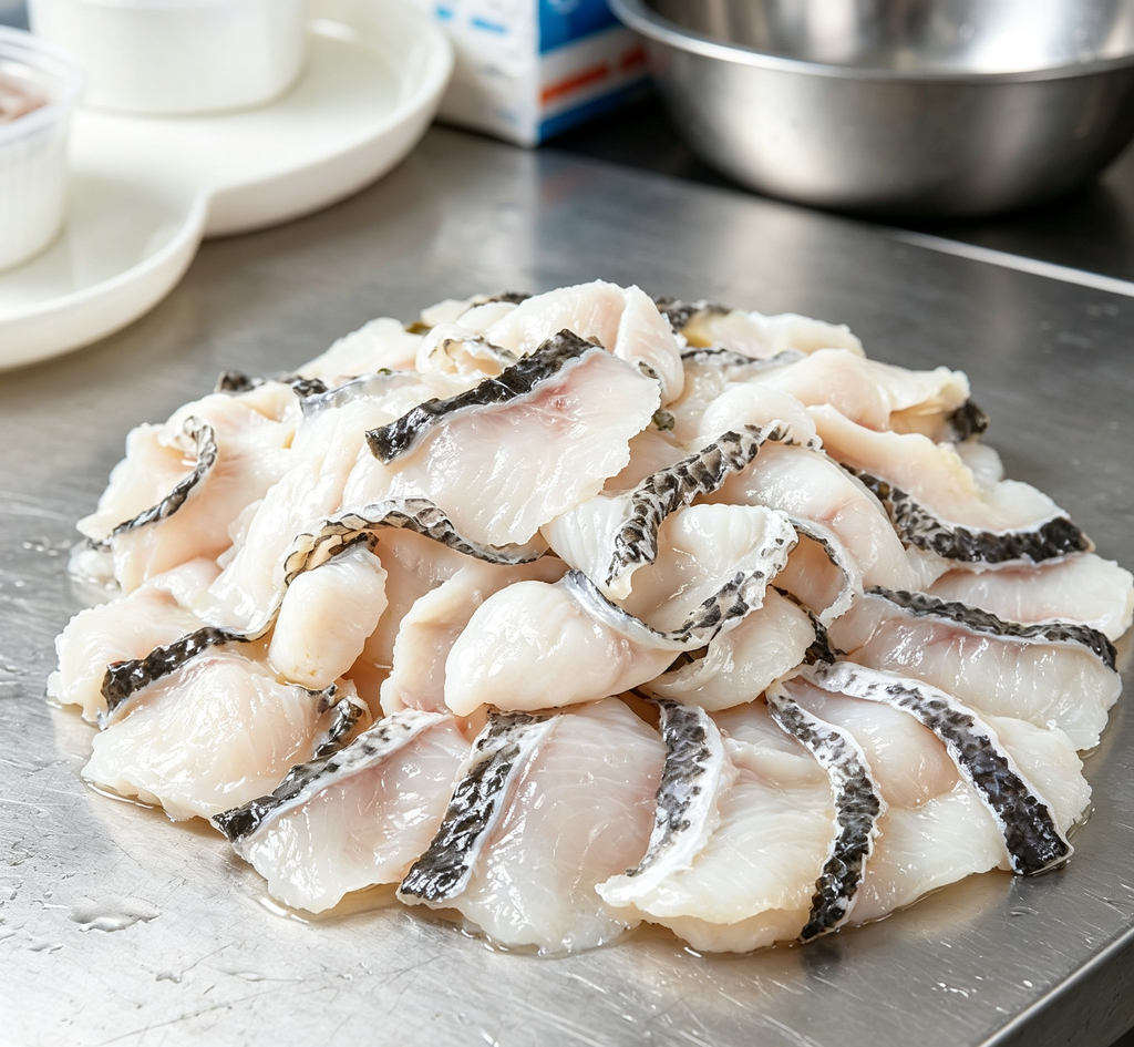 Sliced Snakehead Fish